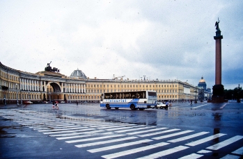 Palastplatz in Sankt Petersburg, Russland